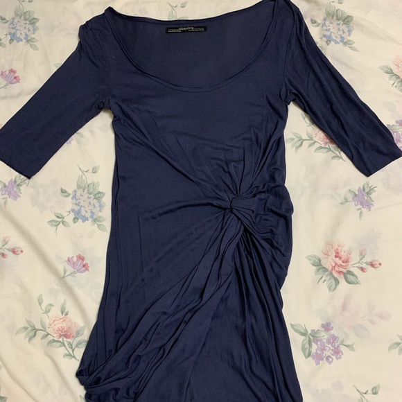 All Saints Twain Jersey Dress - Size 2 - Picture 5 of 6